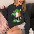 Boys St Patricks Day Kids Baseball Player Ice Cream Drip Unisex Hoodie Boys St Patricks Day Kids Baseball Player Ice Cream Drip Unisex Hoodie