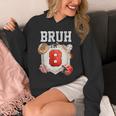 Bruh I'm 8 Baseball 8th Birthday Sports 8 Year Old Boy Unisex Hoodie Bruh I'm 8 Baseball 8th Birthday Sports 8 Year Old Boy Unisex Hoodie