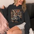 Bunny Reading Book Rabbit Bow Tie Happy Easter Boys Girl Kid Unisex Hoodie Bunny Reading Book Rabbit Bow Tie Happy Easter Boys Girl Kid Unisex Hoodie