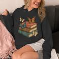 Butterflies And Books Cute Butterfly Unisex Hoodie Butterflies And Books Cute Butterfly Unisex Hoodie