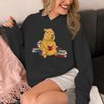 Capybara Reading Books Unisex Hoodie