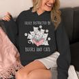 Cat & Book Lover Easily Distracted By Cats And Books For Men Women Kids Unisex Hoodie Cat & Book Lover Easily Distracted By Cats And Books For Men Women Kids Unisex Hoodie