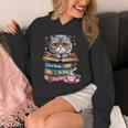 Cat Read Books Be Kind Stay Weird Library Book Lover Unisex Hoodie Cat Read Books Be Kind Stay Weird Library Book Lover Unisex Hoodie