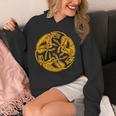 Celtic Book Of Kells Trinity Hounds Unisex Hoodie