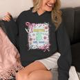 Chapter 3 Years Old 3rd Birthday Book Lover Coquette Bow Unisex Hoodie
