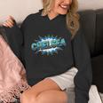 Chelsea Comic Book Style Splash Unisex Hoodie Chelsea Comic Book Style Splash Unisex Hoodie