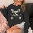 Chihuahua Reading Book Sunglasses Vintage Graphic Unisex Hoodie