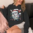 Christmas Baseball Boy Youth Kid Men Santa Hat Xmas Baseball Unisex Hoodie Christmas Baseball Boy Youth Kid Men Santa Hat Xmas Baseball Unisex Hoodie