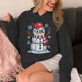 Christmas Baseball Snowman Xmas Pajamas Women Men Boys Unisex Hoodie Christmas Baseball Snowman Xmas Pajamas Women Men Boys Unisex Hoodie
