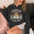I Closed My Book To Be Here Reader Retro Vintage Unisex Hoodie I Closed My Book To Be Here Reader Retro Vintage Unisex Hoodie