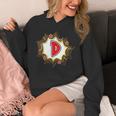 Comic Book Style Monogram Letter D For Boys Girls Women Men Unisex Hoodie Comic Book Style Monogram Letter D For Boys Girls Women Men Unisex Hoodie