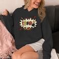 Comic Book Swear Bubble Pop Art Explosion Humor Unisex Hoodie
