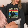 Cool Kids Read Books Retro Reading Vintage Unisex Hoodie