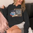 All The Cool Kids Are Reading Book Nerd School Graduation Unisex Hoodie