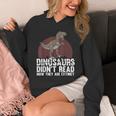 Cool Reading Teacher For Men Women Read Books Dinosaur Book Unisex Hoodie Cool Reading Teacher For Men Women Read Books Dinosaur Book Unisex Hoodie