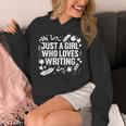 Cool Writing For Women Girls Book Writer Author Poetry Unisex Hoodie Cool Writing For Women Girls Book Writer Author Poetry Unisex Hoodie