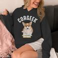 Corgee Lovers Corgeek Book Lovers Unisex Hoodie