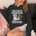 Cute Glasses Read Books & Pet My Maltese Lover Unisex Hoodie Cute Glasses Read Books & Pet My Maltese Lover Unisex Hoodie