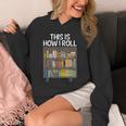 Cute Library Art For Men Women Book Reader School Librarian Unisex Hoodie