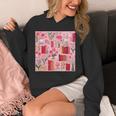 Cute Pink Book Pattern Book Lover Unisex Hoodie