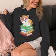 Cute Rodent Pet Bookworms Books And Guinea Pig Unisex Hoodie