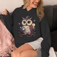 Cute Wizard Owl Reading Book Magic Candle Unisex Hoodie Cute Wizard Owl Reading Book Magic Candle Unisex Hoodie