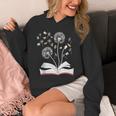 Dandelion Floral Book Reading Lovers Graphics Unisex Hoodie Dandelion Floral Book Reading Lovers Graphics Unisex Hoodie