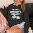 Dark Academia Aesthetic Old Books Strong Coffee Long Nights Unisex Hoodie Dark Academia Aesthetic Old Books Strong Coffee Long Nights Unisex Hoodie