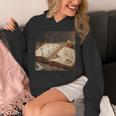 Dark Academia Vintage Book And Floating Letters Graphic Unisex Hoodie