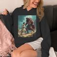 David And Goliath Bible Book Of Samuel King David Painting Unisex Hoodie David And Goliath Bible Book Of Samuel King David Painting Unisex Hoodie