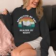 Detective By Day Reader By Night Cool Crime Book Lover Unisex Hoodie