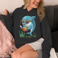 Dolphin Reading Book Matching Bookworm Librarian Books Lover Unisex Hoodie Dolphin Reading Book Matching Bookworm Librarian Books Lover Unisex Hoodie