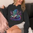 Dragon Reading Book Unisex Hoodie Dragon Reading Book Unisex Hoodie
