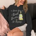 Drink Beer Read Books Be Happy Book For Readers Unisex Hoodie Drink Beer Read Books Be Happy Book For Readers Unisex Hoodie