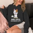 Drink Coffee Read Books Be Happy Nerdy Pet Puppy Owner Unisex Hoodie