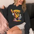 Drippy Pizza Baseball Slice Cartoon Sports Food Unisex Hoodie Drippy Pizza Baseball Slice Cartoon Sports Food Unisex Hoodie