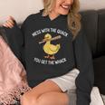 Duck And Baseball Bat Mess With The Quack You Get Whack Unisex Hoodie Duck And Baseball Bat Mess With The Quack You Get Whack Unisex Hoodie