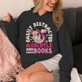 Easily Distracted By Axolotls And Books Cute Animal Lover Unisex Hoodie Easily Distracted By Axolotls And Books Cute Animal Lover Unisex Hoodie