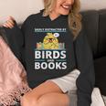 Easily Distracted By Birds And Books Unisex Hoodie
