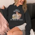 Easily Distracted By Books And Horses Unisex Hoodie