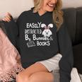 Easily Distracted By Bunnies And Books Unisex Hoodie