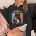 Easily Distracted By Cats And Books For Cat Lovers For Men Women Girls Kids Unisex Hoodie Easily Distracted By Cats And Books For Cat Lovers For Men Women Girls Kids Unisex Hoodie