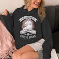 Easily Distracted By Cats And Books Men Cat Book Lover Unisex Hoodie Easily Distracted By Cats And Books Men Cat Book Lover Unisex Hoodie