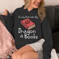 Easily Distracted By Dragon & Book Nerds Dragon Lover Girls Unisex Hoodie