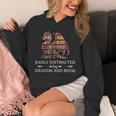 Easily Distracted By Dragon And Book Apparel Unisex Hoodie