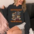 Easily Distracted By Dragon And Books Cute Dragon Read Book Unisex Hoodie