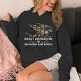 Easily Distracted By Dragons & Books Cool Reading Books Unisex Hoodie