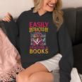 Easily Distracted By Dragons And Books Booknerd Dragon Lover Unisex Hoodie