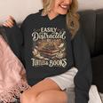 Easily Distracted By Turtles And Books Unisex Hoodie