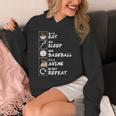 Eat Sleep Baseball Anime Repeat Japanese Otaku Unisex Hoodie Eat Sleep Baseball Anime Repeat Japanese Otaku Unisex Hoodie